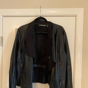 Black pleather Jacket